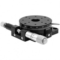 REALMAX RSP RS RGE Plateau de mouvement linéaire rotatif manuel de précision avec micromètre, table coulissante à micromètre, plateau rotatif motorisé