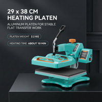 Groothandel 29 x 38 cm digitale platte warmtepersmachine voor DIY bedrukking van T-shirts, tote bags en textieltransfer
