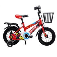 Vélo pour enfants de haute qualité de la marque YBQ, 12-20 pouces, avec roues d'apprentissage lumineuses et panier de rangement, pour les enfants de 3 à 12 ans