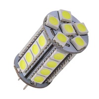 SMD5050 led puce 34 pièces SMD ac/dc12v g4 gy6.35 bleu led g6.35 ampoule
