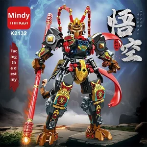 Minndy huyền thoại Wukong MECHA tự làm khối xây dựng giáo dục thiết lập Hộp Nhựa Màu lớn cho LEGO tương thích bé trai bán buôn - Product Image 1
