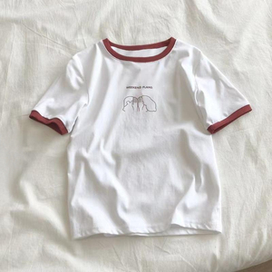 Tops de Verano para <span class=keywords><strong>Mujer</strong></span> Más Baratos Camiseta Ligera de 180g Estampada para <span class=keywords><strong>Mujer</strong></span> Venta <span class=keywords><strong>al</strong></span> <span class=keywords><strong>por</strong></span> <span class=keywords><strong>Mayor</strong></span> - Product Image 4