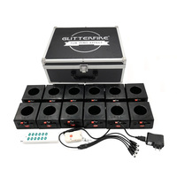 Système de tir de feux d'artifice à étincelles froides BD12 avec batterie rechargeable, fontaine froide de scène, récepteur 12 canaux et télécommande sans fil