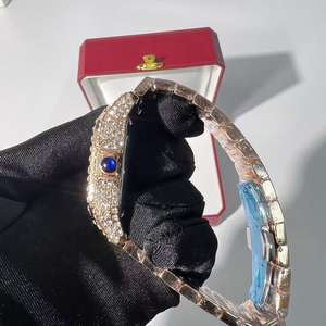 Montre mécanique de luxe rectangulaire avec alarme de plongée, zircon moissanite VVS, logo personnalisable, cadran à aiguilles, argent, unisexe - Product Image 6