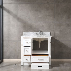 Meuble-lavabo de salle de bain haut de gamme de 36 pouces avec vasque en céramique et caractéristiques résistantes à l'eau - Product Image 2