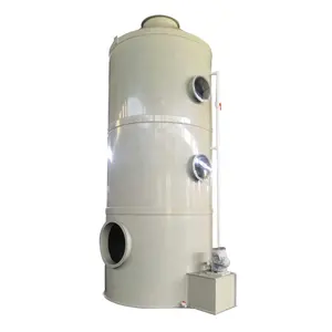 Industrial wet gas flue gas scrubber and large air volume scrubber pp spray tower