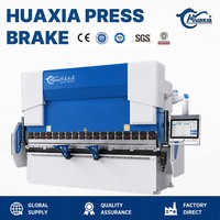 Prensa Plegadora Hidráulica Huaxia en Venta, Máquina de Plegado de Placas CNC de 100 Toneladas