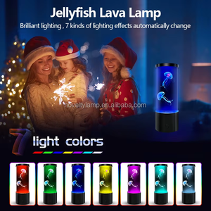 J & R Abs Materiaal Mini <span class=keywords><strong>Aquarium</strong></span> Lamp 7 Kleur Veranderende Led Kwallen Voor Kinderen Warm Usb Bureau Decoratie <span class=keywords><strong>Aquarium</strong></span> Voor Kamer Gebruik - Product Image 5