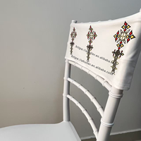 Housses de chaise pour décoration de mariage en Éthiopie