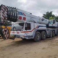 Promotion : Grue sur camion ZOOMLION QAY220 d'occasion, grue mobile 220 tonnes, boîte de vitesses Weichai, bon état, prix avantageux, originale