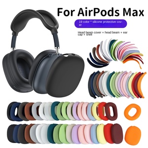 Funda Protectora de Silicona 4 en 1 para Auriculares, Compatible con <span class=keywords><strong>AirPods</strong></span> <span class=keywords><strong>Max</strong></span>, Protector de Almohadillas/Auriculares, Protector de <span class=keywords><strong>Diadema</strong></span> - Product Image 1