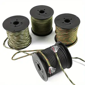 En gros 200 + Couleurs Personnalisé 4mm Paracord Survie Paracord Avec Ligne De Pêche, Fire <span class=keywords><strong>Tinder</strong></span>, Coton <span class=keywords><strong>pour</strong></span> Camping En Plein Air - Product Image 1