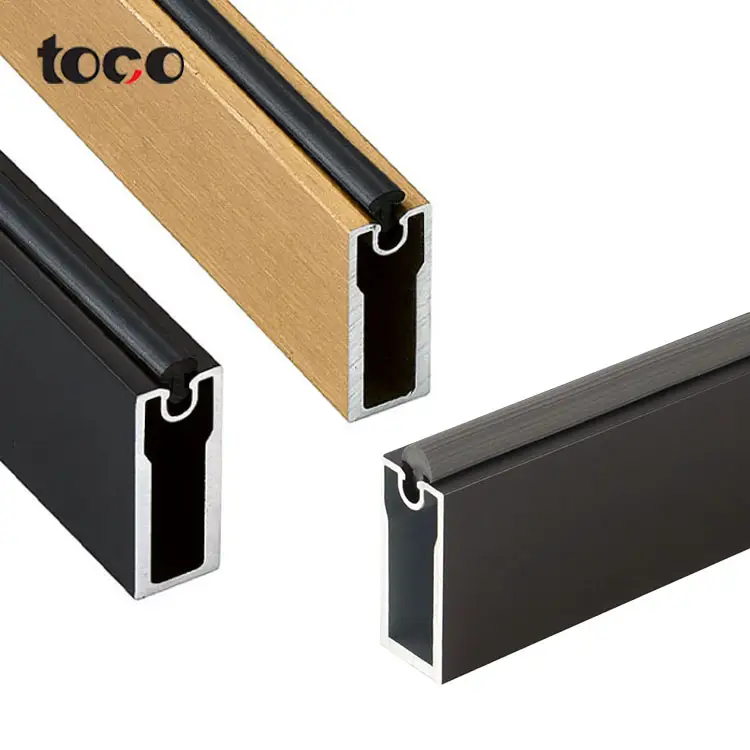 toco TR015 New style Furniture Hardware Aluminium Closet Hanging Tube Clothes Wardrobe Hanger Rail