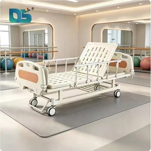 <span class=keywords><strong>Lit</strong></span> d'hôpital manuel à <span class=keywords><strong>deux</strong></span> fonctions et <span class=keywords><strong>deux</strong></span> manivelles, réglable, moderne, économique, <span class=keywords><strong>pour</strong></span> <span class=keywords><strong>personnes</strong></span> âgées, handicapées et soins à domicile - Product Image 2