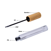 Tubes de gloss à lèvres vides transparents de luxe écologiques de 5 ml, emballage avec logo, tubes de gloss à lèvres, contenants d'emballage, flacon avec applicateur