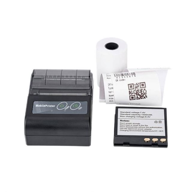 Most Popular Wireless Thermal Mini Bill Small Pocket Portable Barcode Printer for Printing