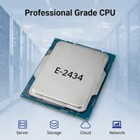 Prosesor Server Baru E2434 4C/8T 12MB 3.4GHz hingga 5.0GHz LGA1700 55W DDR5 4800 Stok Massal Memori Maksimal 128GB PCIe Gen5 CPU