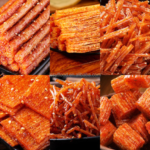 Snacks chinois en gros préférentiels, snacks épicés au gluten en vrac, bandes épicées décontractées, snacks épicés <span class=keywords><strong>Latiao</strong></span> - Product Image 6