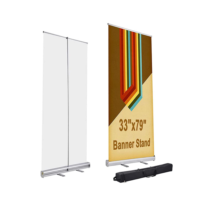 Высококачественный недорогой минимальный заказ, недорогой алюминиевый выдвижной стенд для баннеров, выставочный стенд
