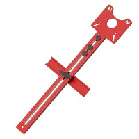 Guide de fraisage circulaire en alliage d'aluminium de 400 mm pour le travail du bois, gabarit de découpe circulaire pour routeur, localisateur de perçage pour menuiserie