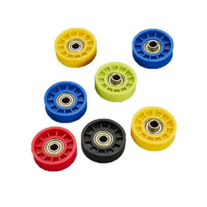 blue Black Red Yellow Green heavy duty roller track rails rollers Pom Ball Bearing Insert Transfer Roller Wheel