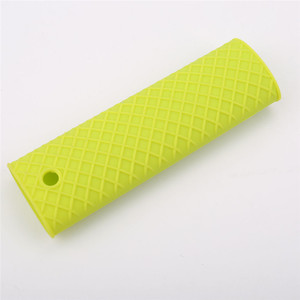 Housse de support de poêle à sauce <span class=keywords><strong>en</strong></span> <span class=keywords><strong>Silicone</strong></span>, avec couvercle antidérapant, pièces ustensiles de cuisine uniques, outils de cuisine uniques, <span class=keywords><strong>poignée</strong></span> de poêle - Product Image 4