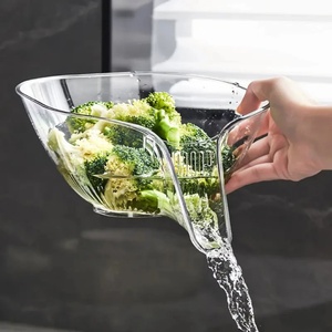 Household Kitchen Drain Bowl <b>Sink</b> Vegetable Basin Fruit Washing Multifunctional Creative Plastic Fruit Plate - Product Image 6