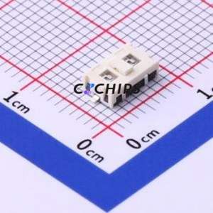 TML-3WGG-V-T/R Tactile Switch SMD Switch Single Pole Single Throw Rectangle Button 1.6N Vertical Mount - Product Image 1