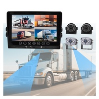 Sistema de Monitoreo con Cámara de 360 Grados para Camión/Auto, Kit de Seguridad con Video Digital AHD de 7 Pulgadas, Cámara de Reversa y Delantera