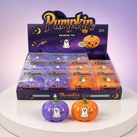 Nouveau jouet anti-stress en TPR Vaseline Citrouille d'Halloween, en maltose, pour soulager l'anxiété et la colère, à partir de 14 ans