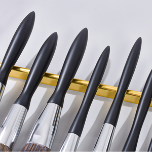 <span class=keywords><strong>MIOU</strong></span> - Juego de 16 Brochas de Maquillaje de Pelo Sintético con Mangos de Plástico para Rostro y Ojos, Incluye Brocha para Brillo Labial y Rímel, Compatible con Bolsa de Brochas - Product Image 5