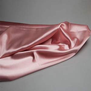 100% poliéster cristal satén tela brillante Oeko Tex 6a grado 100% Mulberry pura seda Charmeuse tela para juego de cama de Bambú - Product Image 5