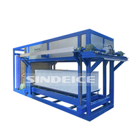 Machine à glaçons industrielle SINDEICE de 2 tonnes, 220V, refroidissement par air, acier inoxydable 304, contrôle automatique haute précision PLC, 10KG