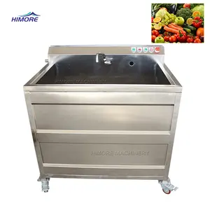 Citrus Kumquat fruit washing machine Automatic Leafy vegetable bubble washer