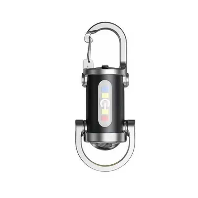 Wholesale Pocket LED Keychain Light Rechargeable Portable Light Work Light Emergency Camping Hiking Handheld Mini Flashlight