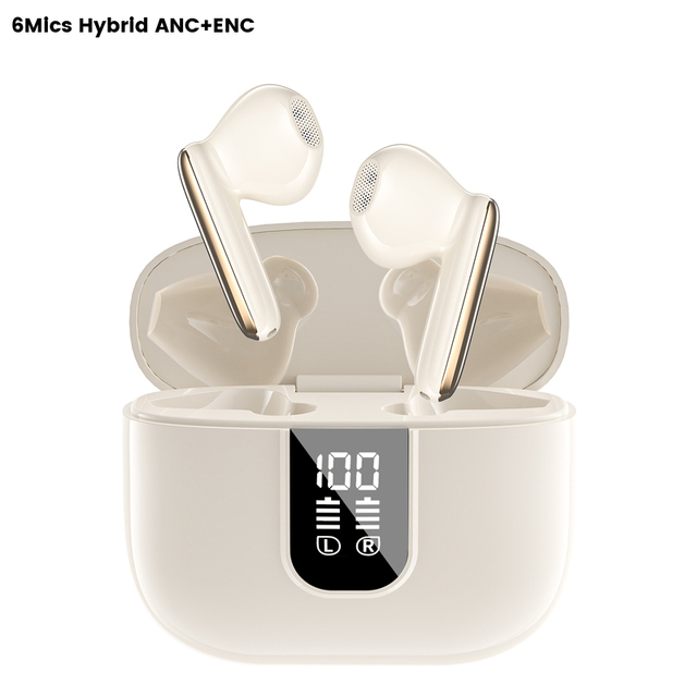 High-Definition Stereo Sound for BT Wireless Earbuds In-Ear TWS Earphones with Digital Display and Noise Cancelling