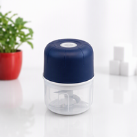 Mini hachoir à ail électrique rechargeable par USB, lame en acier inoxydable, matériau PP, hachoir à gingembre et ail à 3 lames pour cuisine indienne