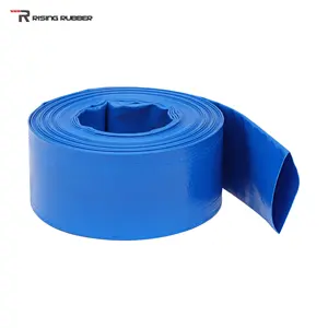 Nông nghiệp thủy lợi nhiệm vụ nặng nề PVC Giao hàng xả nước layflat nắng Hose