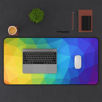 Tapis de clavier personnalisé à dégradé, tapis de souris imprimé, tapis de souris gamer, tapis de bureau premium pour le bureau et la maison