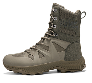 Botas tácticas DF 304 para hombre adulto, botas de desierto de altura media, verde, negro, caqui - Product Image 4