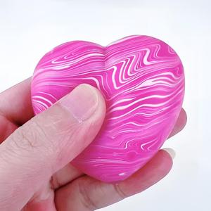Heart Shape TPR Material Maltose Slow Rebound Squeeze Sensory <b>Toy</b> for <b>Desk</b> Office Anxiety Relief Adults Kids Fidget <b>Toys</b> - Product Image 1