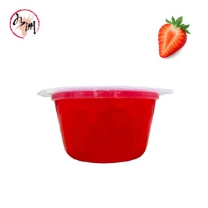 Perles de boba aux fraises de Taïwan, 120g, haute qualité, billes de gelée éclatantes pour boissons, pour la vente au détail et les boutiques. - Product Image 1