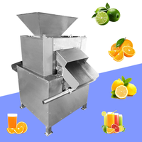 Presse-agrumes automatique en acier inoxydable à double rouleau pour fruits, agrumes, oranges, citrons, extracteur de jus de fruits industriel