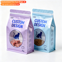 Sachet Doypack Personnalisé Anti-humidité pour Aliments Humides/Secs pour Chats/Chiens, Emballage Alimentaire pour Animaux de Compagnie avec Impression Gravure
