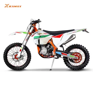 Kamax 450cc 4 Stroke Dirt Bike Motocross Enduro Motorcycle Street Legal Gas Dirtbike 9L Fuel Tank For Mountain Forest Road