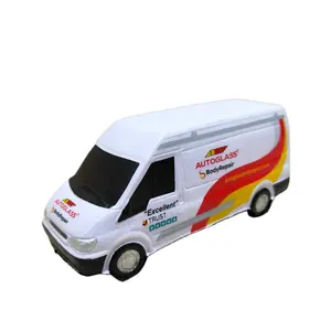 Promotionele Pu Stress Reliever Auto En Schuim Squeeze Speelgoed Ambulance Truck Met Aangepaste Logo