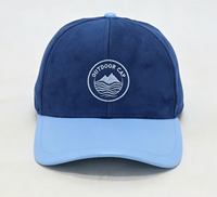 Fabricante de Gorras de Béisbol de Gamuza al por Mayor, Gorra de Béisbol de Dos Tonos Personalizada con Visera de Cuero PU y Bordado para Exteriores