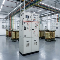 Armoire de distribution complète sur mesure en acier galvanisé IP66 pour appareillage de commutation moyenne et haute tension, avec surveillance intelligente pour centre de données, équipement électrique intérieur