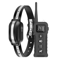 Collier de dressage professionnel pour chien de chasse, étanche IPX7, affichage LED visible de l'état de fonctionnement avec 3 modes de dressage standard