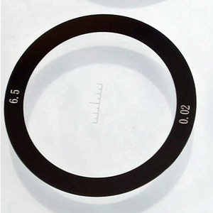 Telescope Reticle High <b>Precision</b> Optical <b>Scale</b> 6.5mm Diameter 0.02 Graduation Customizable For Scope Use - Product Image 1